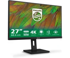 Philips 27b1u3900 - 27 colių Ultra Hd monitorius, reguliuojamo aukščio, garsiakalbis, Adaptive Sync (3840 x 2160, 60 Hz, 2 x Hdmi 2.0, 1 x Displayport 1.4, 1 x Usb-c (90 W Pd), Rj45, Usb šakotuvas), juodas