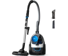 Philips Fc9332/09 Boughless dulkių siurblys Powerpro Compact (900 W, 1,5 litro dulkių talpa, integruotas šepetys) baltas
