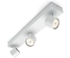 Philips Myliving Star Warmglow 1 lemputės prožektorius, 500 lm, metalinis, 4.5 W, integruotas, baltas, 11 x 11 x 8.5 cm, 5624031p0