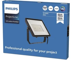 Philips Projectline prožektorius, 100 W, 3000 K, juodas