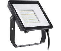 Philips Projectline prožektorius 50w 3000k juodas su jutikliu