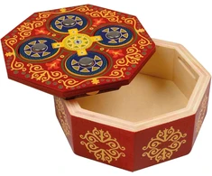 Philos 5532 Magic Box Okto, paslapčių dėžutė, dovanų dėžutė, dėlionės dėžutė, triukų žaidimas, mąstymo ir galvosūkių žaidimas