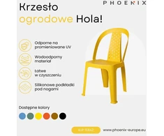 Phoenix Hola! Sodo kėdė, banketinė, maitinimo, Indik mėlyna