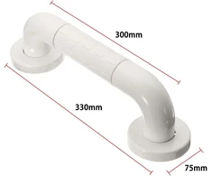 Phoewon® Sus 304 neslystantis vonios griebtuvas, nerūdijančio plieno rankena, dušo turėklai senjorams - 300 mm
