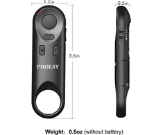 Objektyvas Pholsy Belaidis Bluetooth Nuotolinio Valdymo Pultelis Fotoaparatams