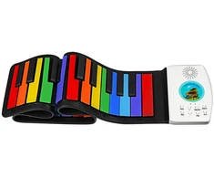 Pianino klaviatūra, rankinis susukamas pianinas