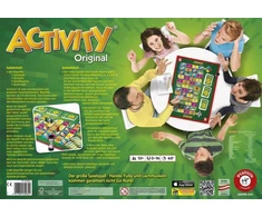 Piatnik 6028 Activity Original, klasikinis žaidimas vakarėliams ir žaidimų vakarams, pantomima, piešimas, paaiškinimai reikalingi, 2640 naujų terminų, galima iki 16 žaidėjų