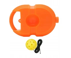 Pickleball treniruoklis, Pickleball mokymo įrankis su Pickleball kamuoliuku, skirtas oranžinei spalvai