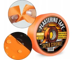 Pigus tinkavimo fasado oranžinė statybinė stipri lipni juosta 38mm x 50m Uv