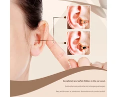 Pingaoculto šnipinėjimo ausinės testavimui, mini nano nematomos ausinės mobiliesiems telefonams su mikrofonu ir lipnia juostele, nematomos ausinės, belaidė ausinė (spy Ausinės Nano V3 + Vip Pro