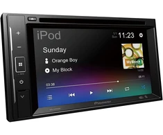 Automagnetola Pioneer Avh-a240dab 2-din multimedijos grotuvas, 6.2 colių Cleartype jutiklinis ekranas, išmaniojo telefono jungtis, Usb, Dab/dab+ skaitmeninis radijas, Bluetooth, 13 juostų grafinis ekvalaizeris
