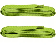 Pistacijų spalvos plokšti raišteliai sportiniams bateliams, 7 mm, 100 cm
