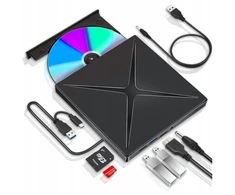 Pixel cd-r/dvd-rom išorinis usb c/3.0 cd įrašymo įrenginys nešiojamas grotuvas