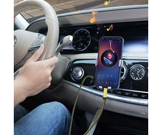 Pkdjfls Aux laidas 3.5 mm audio kabelis Jack kabelis ausinėms, namų/automobilio stereo sistemoms, išmaniesiems telefonams, Mp3 grotuvams ir daugiau - nailonas (1.5 m / 4.5 pėdos)