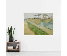 Plakatas Artery8 Vincent Van Gogh The Bridge of Langlois didelis daugiasluoksnis spaudinys