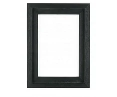 Plakatas Medinis paveikslo rėmas Wide juodas 30x90 cm American Box