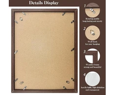 Plakatas Xpieoyrm mdf medinis nuotraukų rėmelis, 30 x 40 cm, 16 colių minimalistinis ir modernus nuotraukų rėmelis, plakato rėmelis, koliažo sienų dekoracija, nuotraukų rėmelis su akrilo stiklu, nuotraukų rėmelis vertikaliam arba