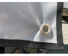 Plane B traukės dangtis karavanui, traukės dangtis automobilių priekaboms, pagamintas iš sunkvežimių tento (670 g/m²), tvirtas, atsparus Uv spinduliams ir patvarus (pilkas, 79 x 59 x 10 cm, dydis 15)