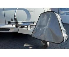 Plane B traukės dangtis karavanui, traukės dangtis automobilių priekaboms, pagamintas iš sunkvežimių tento (670 g/m²), tvirtas, atsparus Uv spinduliams ir patvarus (pilkas, 79 x 59 x 10 cm, dydis 15)