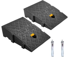 Plastikinės rampos bortams, 2 vnt. (27x25x7 cm, juodos)