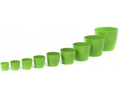 Plastikinis gėlių vazono dangtelis Magnolia 155 mm, juodas