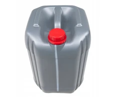 Plastikinis kanistras 20l pilkas vandeniui, skysčiui, talpa 20