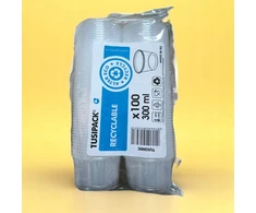 Plastikinis Pp indelis 300ml 100vnt apvalus