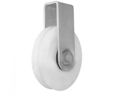 Plastikinis ritinėlis fi. 60mm lynui su tvirtinimu
