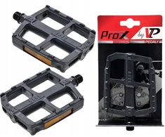 Platforminiai pedalai Prox Vpe-899, juodi, su atšvaitais, tvirtas plastikas