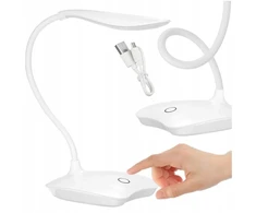 Platinet Stalinis šviestuvas mokyklinis ant stalo 18 led usb jutiklinis