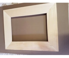 Plakatas Platus 6 cm medinis rėmas paveikslams 50x60
