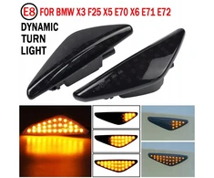 Plaukiojantys led posūkio signalai Bmw X5 E70 X6 E71 X3 F25