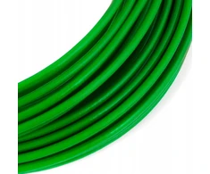 Plieninė viela su Pvc danga, žalia, 1,6/3mm 1x7 50m