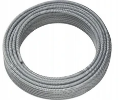 Plieninė virvė su Pvc danga 4mm, labai stipri, super, 10m