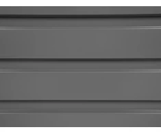Plieninis sodo dėklas, 300 l, pilkas