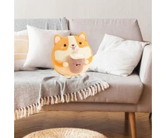 Pliušinė Corgi pagalvė, dekoratyvinė dovana, šuo, naujiena