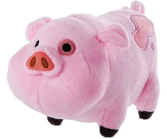 Pliušiniai žaislai waddles dipper mabel rožinės kiaulės lėlės ir minkšti žaislai waddles minkštos kimštinės lėlės vaikams gimtadienio dovanos
