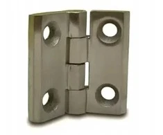 Plokščias vyris 50x50mm plienas 4 skylės Inox
