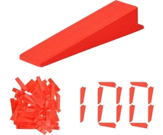 Plytelių pleištai, 100 vnt. plastikiniai, grindims ir sienoms