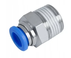 Pneumatig pneumatinė auto jungtis Pc tiesi 8 mm 1/2" išorinis sriegis