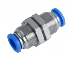 Pneumatig pneumatinė pertvarinė jungtis, savaime užsifiksuojanti, 12 mm