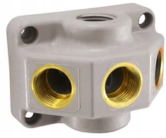 Pneumatinis skirstytuvas pneumatikos blokas 4 x 1/2"
