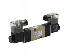 Pneumatinis solenoidinis vožtuvas 4m220-08-dc24v 5/2 bistabilus 1/4"