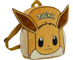 Pokemon kuprinė Eevee Bag 3d pliušinė vaikiška kuprinė mokyklinė kuprinė pietums, knygų krepšys, ruda, kuprinė