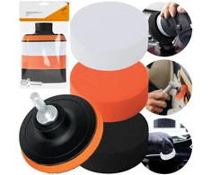 Poliravimo kempinė poliravimui su velcro 80 mm poliravimo padėklas grąžtui