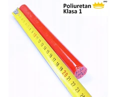 Poliuretanas 80sha Raudonas Tekinimo Velenas Fi20 20mm