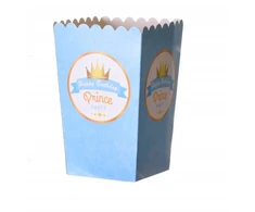 Popierinė popcorn dėžutė gimtadieniui Prince