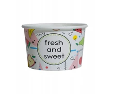 Popieriniai indeliai ledams Fresh &amp; Sweet 130ml, 250 vnt.