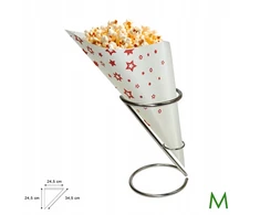 Popieriniai vidutiniai krepšeliai popcornams ir bulvytėms, 900 ml, 200 vnt.