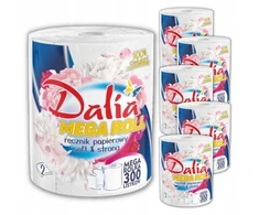 Popierinis rankšluostis Dalia Mega Roll stiprus Pakuotė 6vnt.